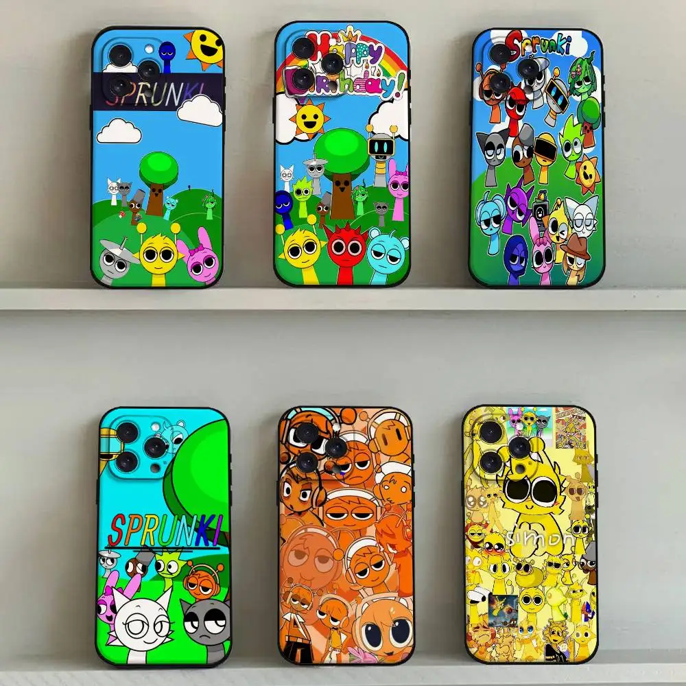 Phone Cases Quirky - Divertente Cartoon Sprunki Cassa Del Telefono