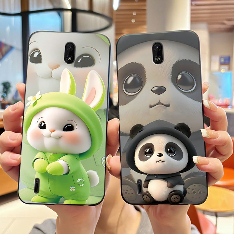 Phone Cases Viral - Custodia morbida in silicone nero per