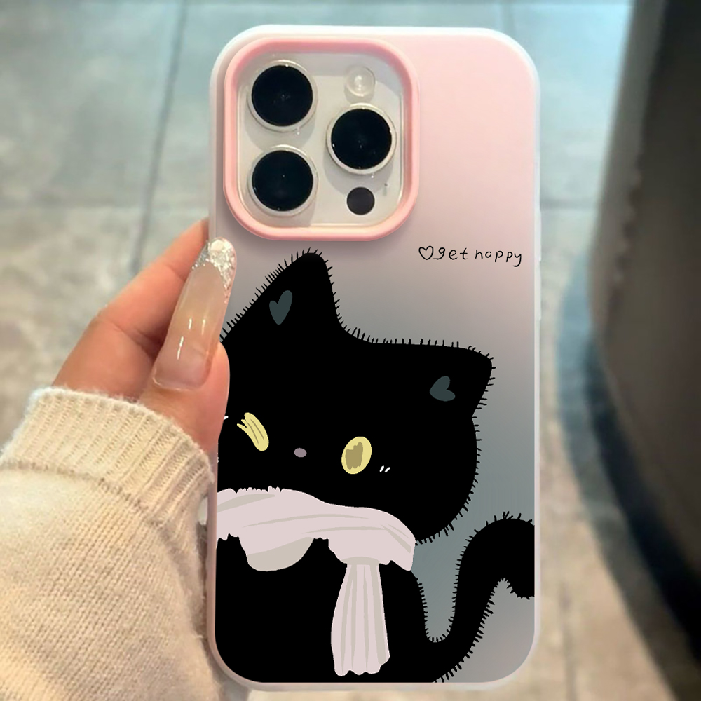 Phone Cases Cat - Custodia per Telefono con Gatto Bianco