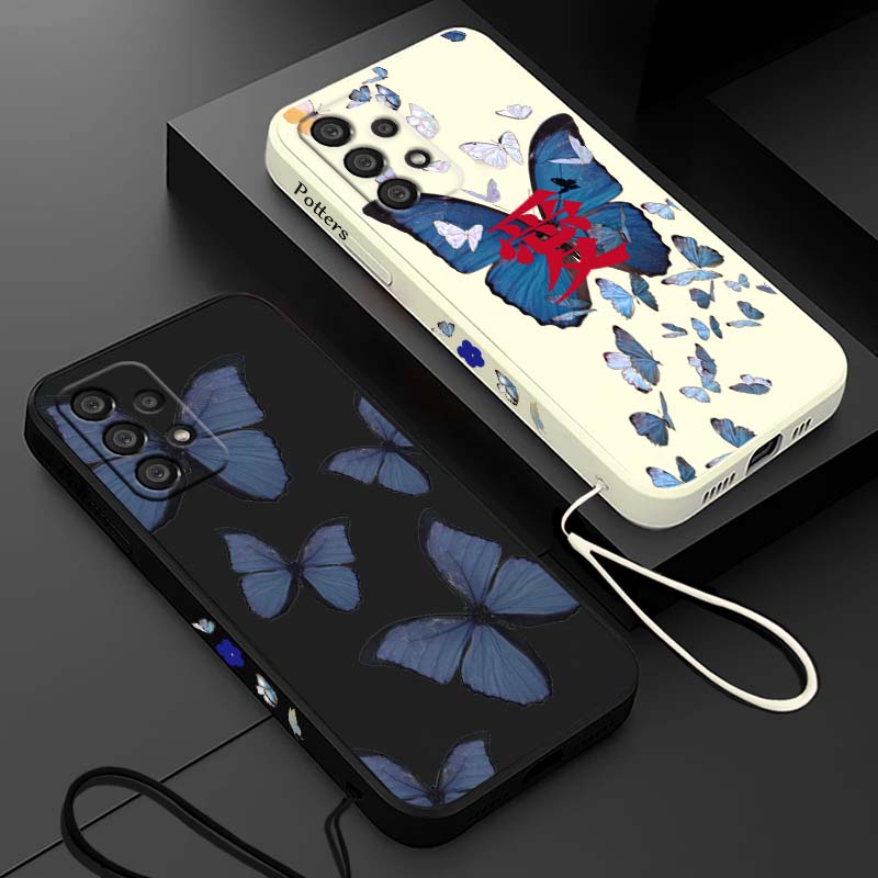 Silicone Liquid Case - Cover per telefono con cordino a