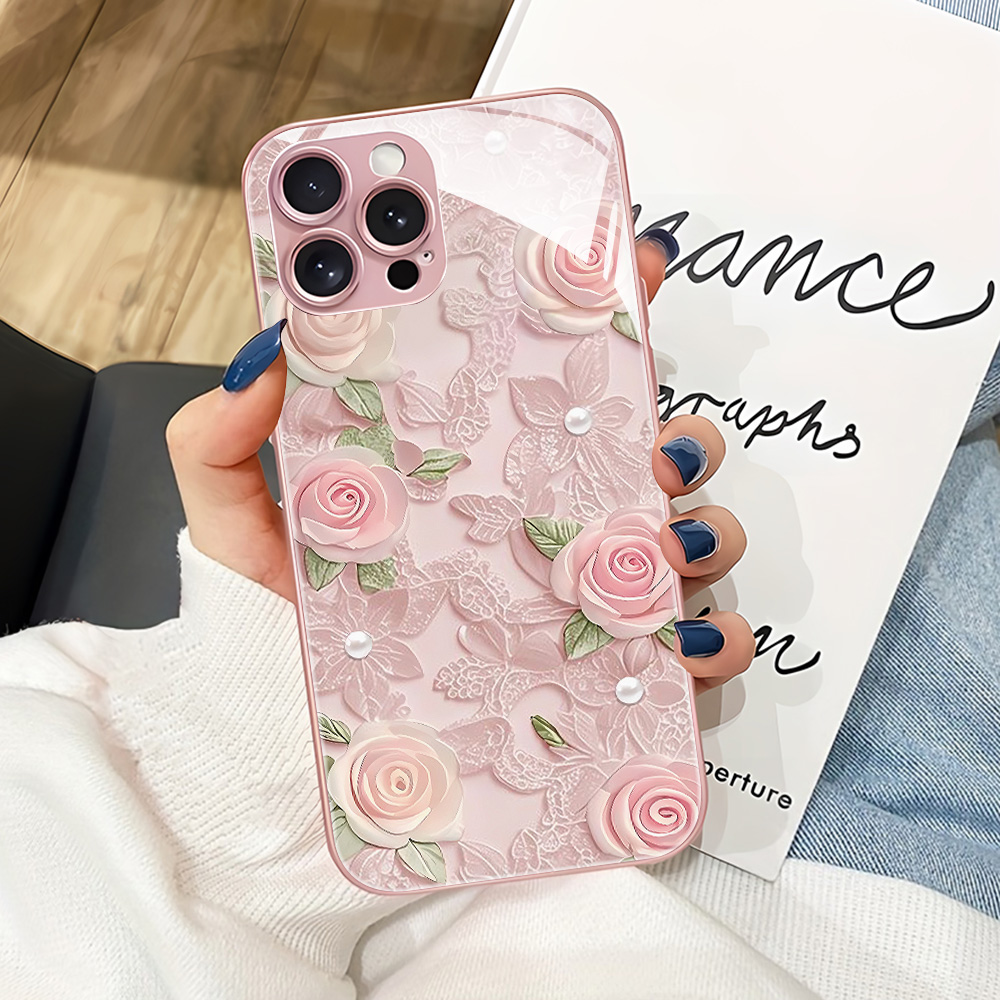 Phone Cases Pink - Cover per Telefono in Vetro Temperato