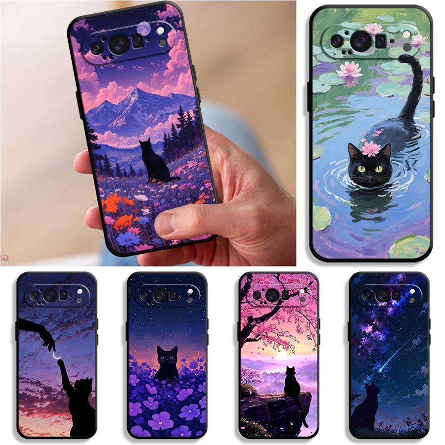 Phone Cases Cat - Funda Cover per telefono per Google