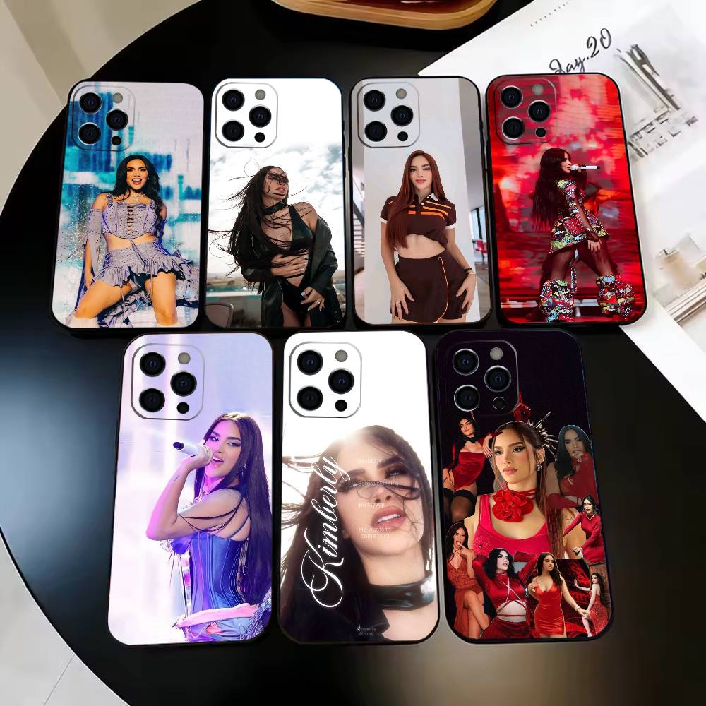 Phone Cases Za - Custodia Morbida Nera per iPhone 16,