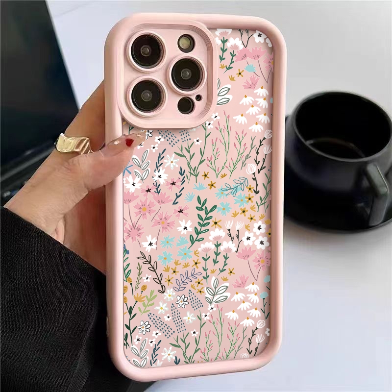 Phone Cases Amazon - Custodia Rosa con Motivo Floreale in