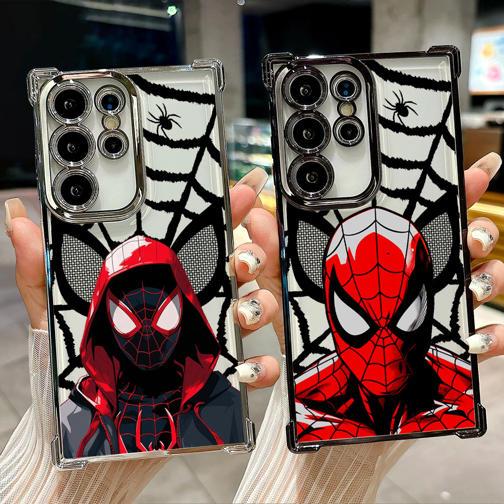 Phone Cases For Samsung Galaxy - Custodia Spiderman Miles Morales Heroes per