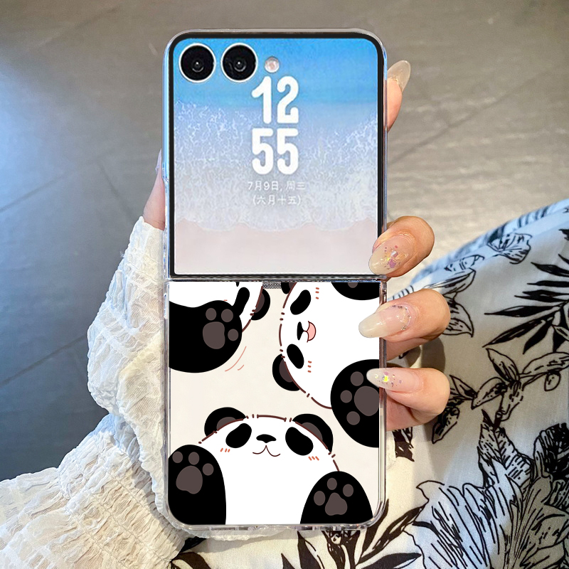 Phone Cases Z Fold 7 - Custodia per telefono con stampa panda