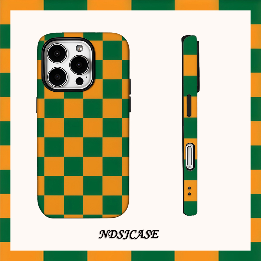 Phone Cases Orange - Custodia per telefono verde arancione a