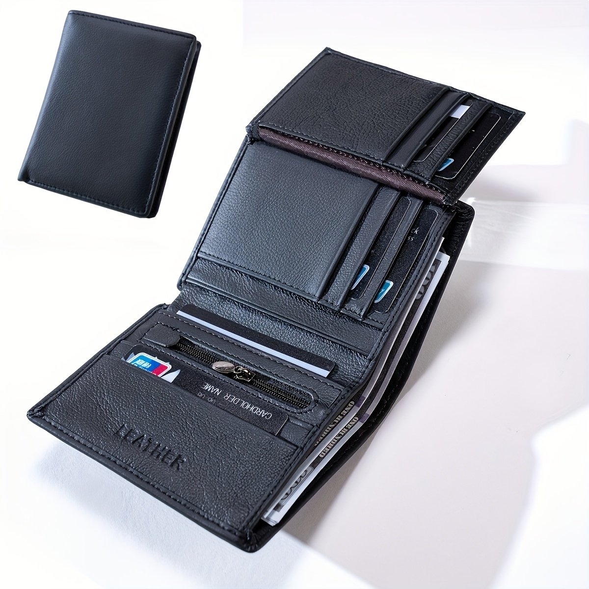 Card Holder Slim Case - 1 portafoglio da uomo in pelle