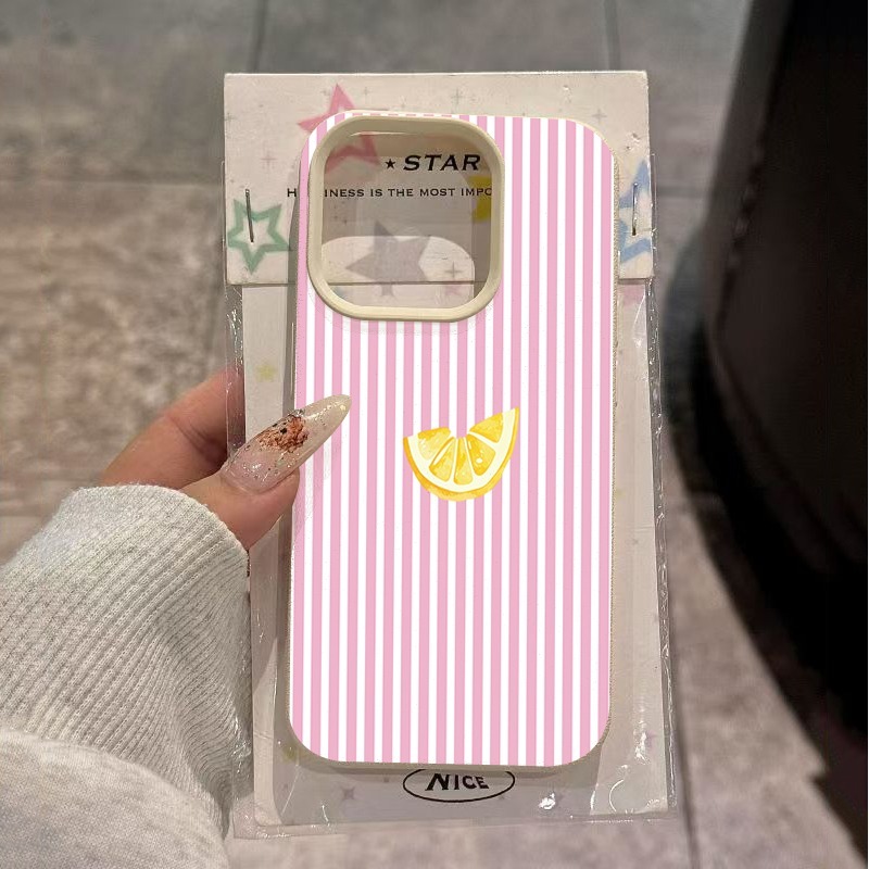 Phone Cases Orange - Cover per Telefono con Strisce Arancioni,