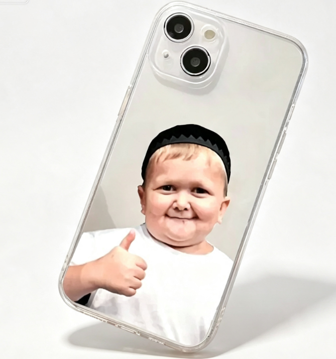 Phone Cases Viral - Custodia Trasparente per Telefono con Meme
