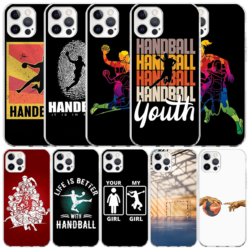 Phone Cases That Fit Iphone 16E - Cover Morbida Sportiva Pallamano per iPhone