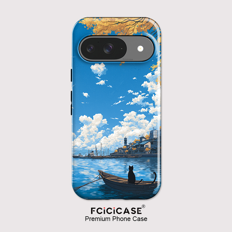 Phone Cases Cat - Fcicicase Custodia Antiurto per Google Pixel
