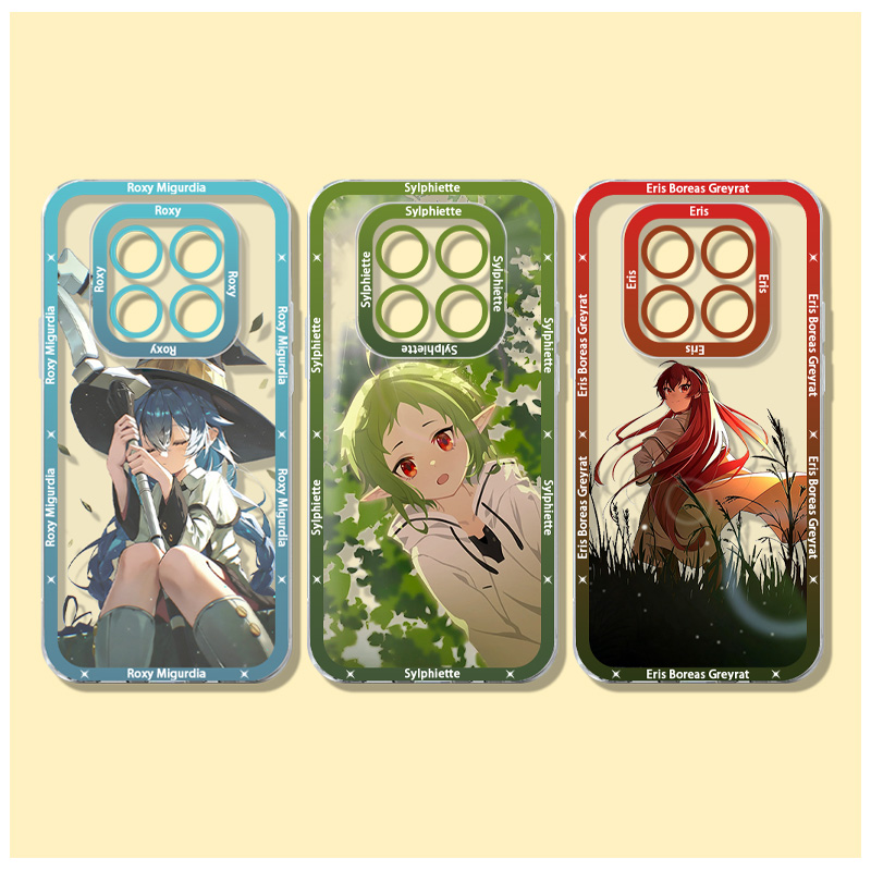 Phone Cases Xiaomi 15T - Custodia trasparente M-Mushoku T-Tensei Sylphiette per