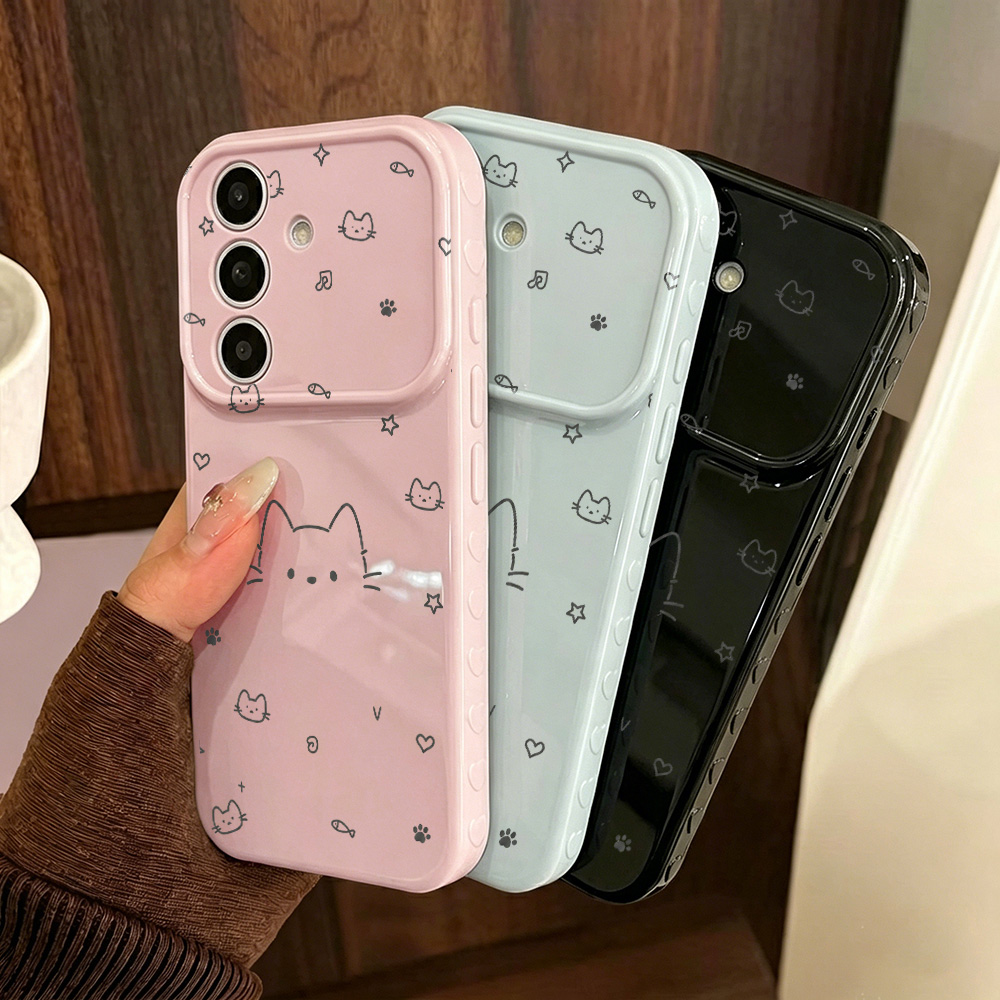 Phone Cases Cat - Custodia Morbida Antiurto in Silicone con