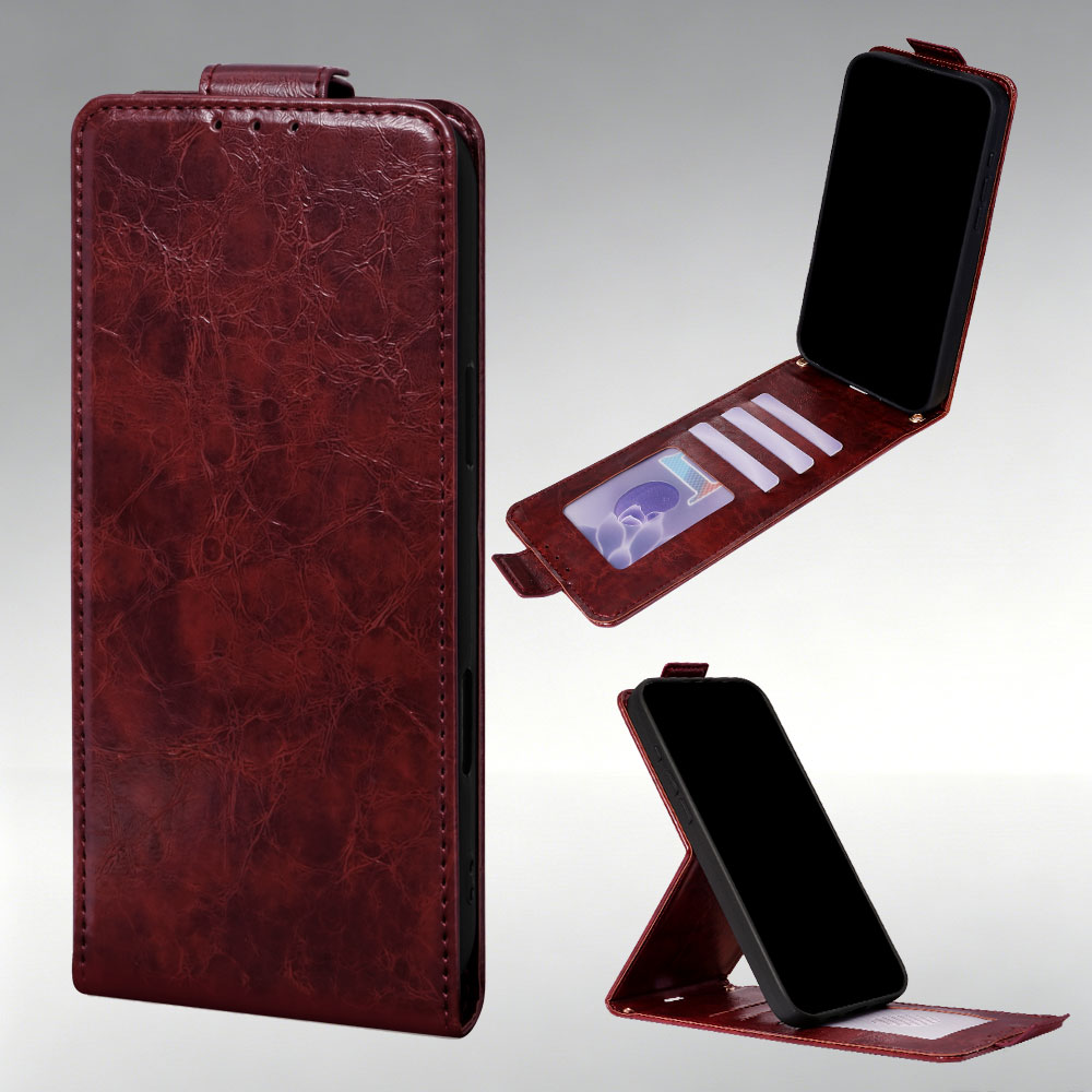 Card Holder Slim Case - Custodia in pelle anti-graffio con slot