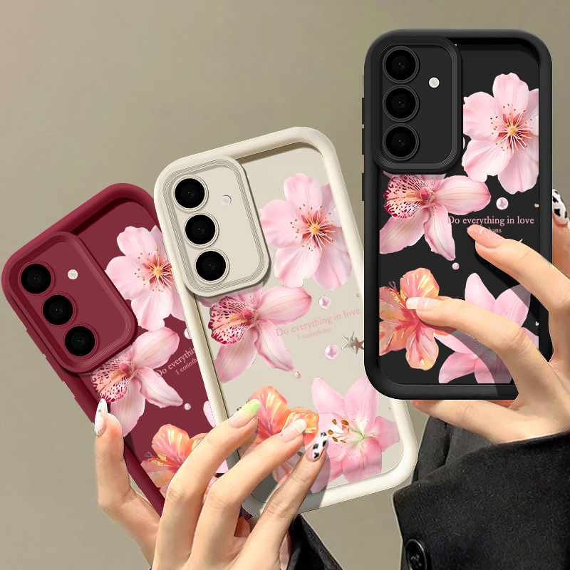 Cover Morbida con Fiori Rosa p - Phone Cases Pink recensione e prezzo