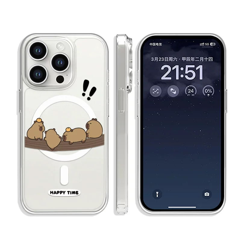 Coppia di Capibara Divertenti  - Phone Cases Quirky recensione e prezzo