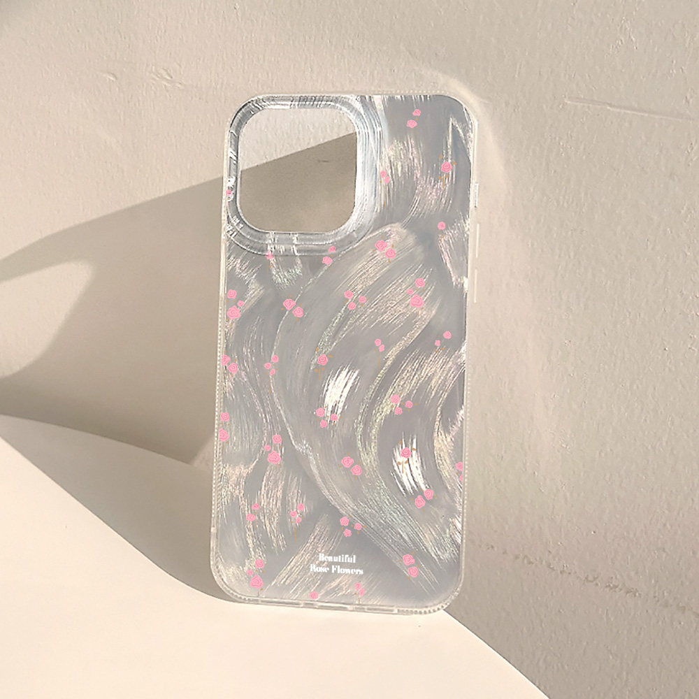 Cover Morbida con Fiori Rosa S - Phone Cases Pink recensione e prezzo