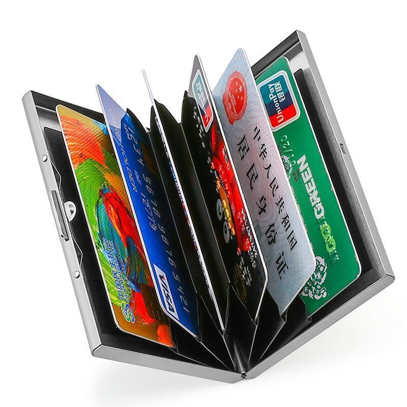OUIO ​ Portacarte in Acciaio I - Card Holder Slim Case recensione e prezzo