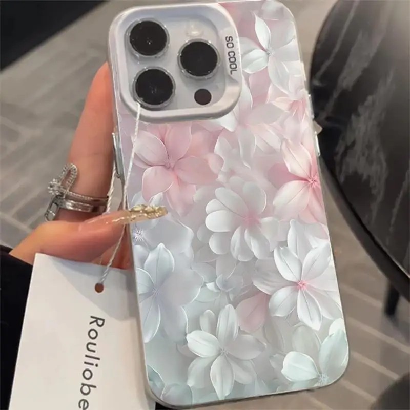Custodia Rosa Floreale Antiurt - Phone Cases Pink recensione e prezzo