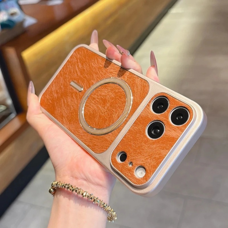 Nuova Lussuosa Cover Magnetica - Phone Cases Orange recensione e prezzo