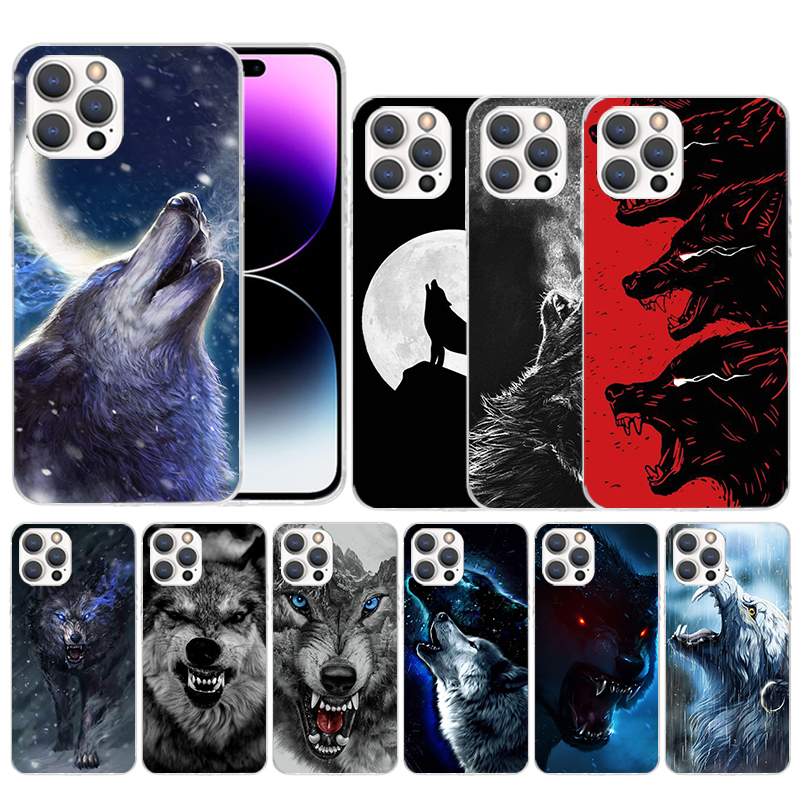 Cover Morbida con Stampa Lupo  - Phone Cases That Fit Iphone 16E recensione e prezzo