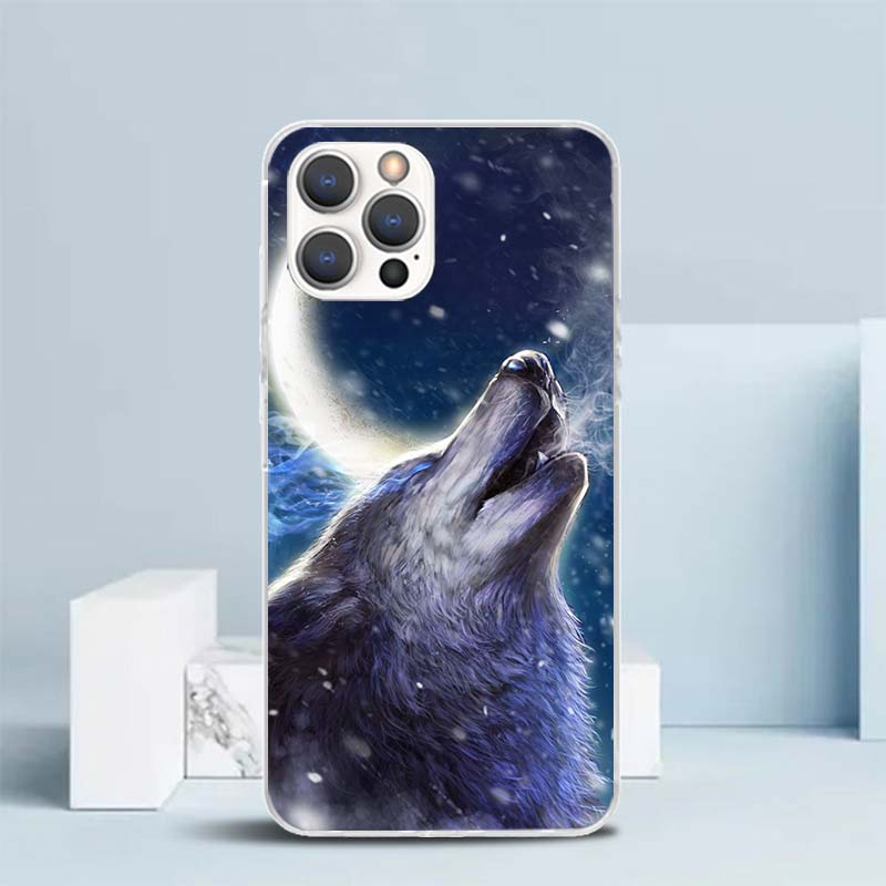 Cover Morbida con Stampa Lupo  - Phone Cases That Fit Iphone 16E recensione e prezzo