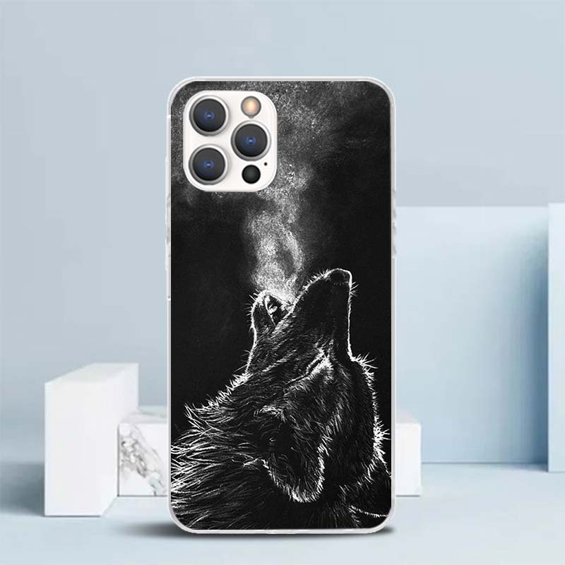 Cover Morbida con Stampa Lupo  - Phone Cases That Fit Iphone 16E recensione e prezzo