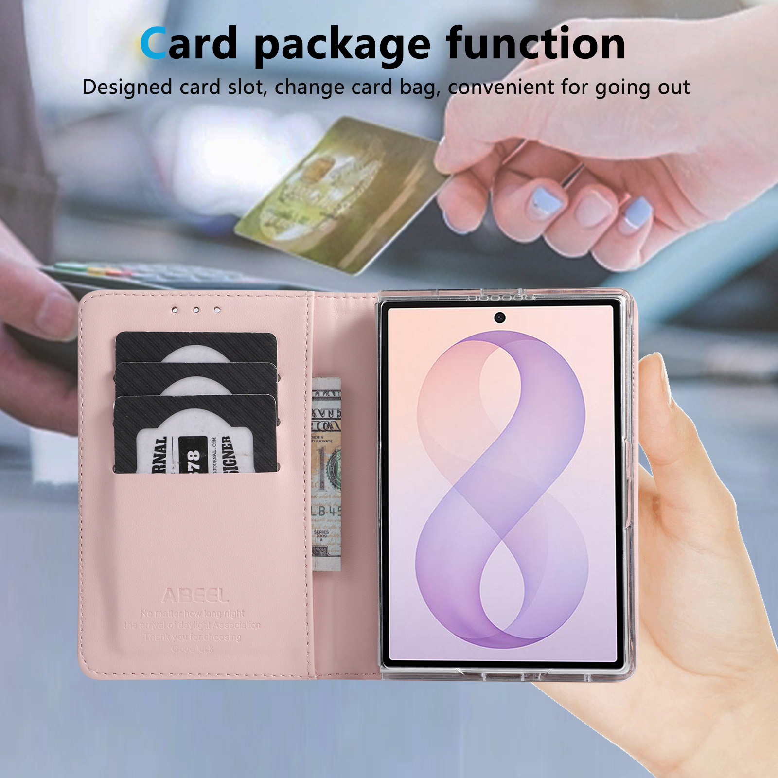 Custodia a libro in pelle effe - Card Holder Slim Case recensione e prezzo